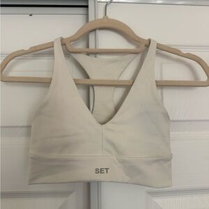 SET Active Cream Sports Bra